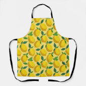 LEMON FRUIT YELLOW PATTERN SCHÜRZE (Vorderseite)