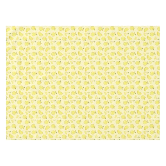 LEMON FRUIT YELLOW PATTERN TISCHDECKE (Vorderseite (Horizontal))