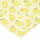 LEMON FRUIT YELLOW PATTERN TISCHDECKE (Schrägansicht)