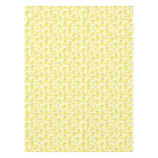 LEMON FRUIT YELLOW PATTERN TISCHDECKE (Vorderseite)
