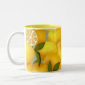 Lemon Full Paperweight Zweifarbige Tasse (Links)