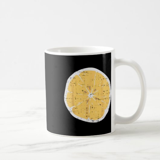 Lemon Fun Citrus Frucht Lazy Diy Easy Halloween Co Kaffeetasse (Rechts)