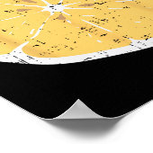 Lemon Fun Citrus Frucht Lazy Diy Easy Halloween Co Poster (Ecke)