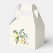 Lemon Garden Elegant Butter Gelb Geschenkschachtel (Rückseite)
