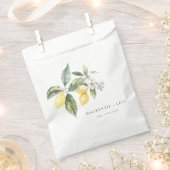 Lemon Garden Mediterranean Wedding Geschenktütchen (Ausgeschnitten)