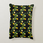 Lemon Garden Sommermuster Dekokissen (Rückseite(Vertikal))