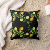 Lemon Garden Sommermuster Kissen (Decke)