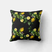 Lemon Garden Sommermuster Kissen (Rückseite)