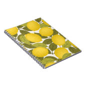 Lemon Garden: Vintag endlose Tapete Notizblock (Rechte Seite)