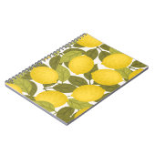 Lemon Garden: Vintag endlose Tapete Notizblock (Linke Seite)