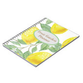 Lemon Garening Journal Notizblock (Linke Seite)