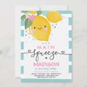 Lemon Geburtstag Einladung unser Haupt-Squeeze-Par (Vorderseite)