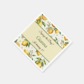 Lemon Geburtstag Napkins Squeeze der Tag Serviette (Ecke)