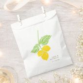 Lemon Gefallen Beutel, Gastgeschenk Hochzeit Beute Geschenktütchen (Ausgeschnitten)