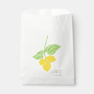Lemon Gefallen Beutel, Gastgeschenk Hochzeit Beute Geschenktütchen