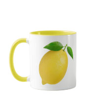 Lemon 🍋 Gelbe Combo-Tasse