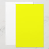 Lemon Gelbe Hintergrundfarbe anpassen! Briefpapier (Vorne/Hinten)