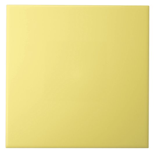 Lemon Gelbe Keramik Tile. Fliese (Vorderseite)