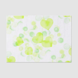 Lemon Gelbe Liebe Herz Seidenpapier