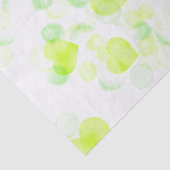 Lemon Gelbe Liebe Herz Seidenpapier (Ausschnitt)