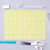 Lemon-gelbes Shippo-Muster Seidenpapier (Handwerk)