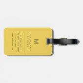 Lemon-Gepäckmarke Gepäckanhänger (Rückseite horizontal)