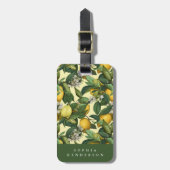 Lemon-Gepäckmarke Gepäckanhänger (Vorderseite vertikal)