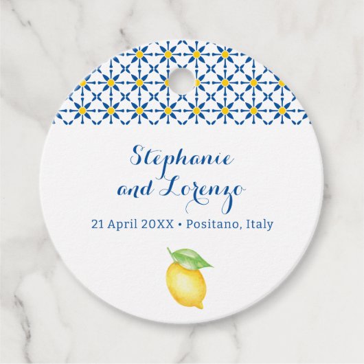 Lemon Geschenkanhänger (Vorderseite)