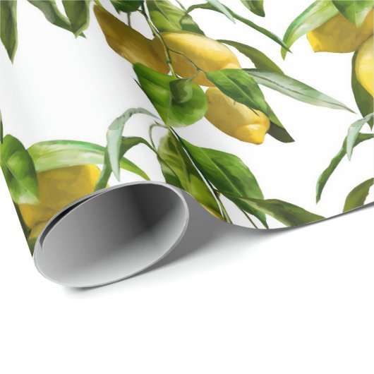 Lemon Geschenkpapier (Rolleneckpunkt)
