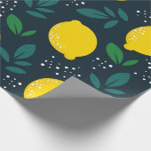 Lemon Geschenkpapier (Ecke)