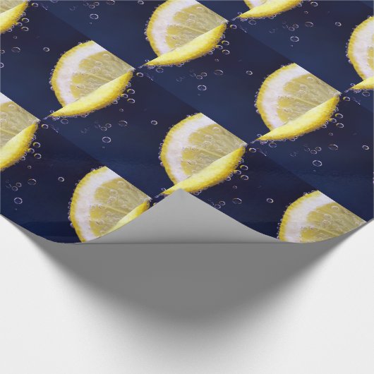 Lemon Geschenkpapier (Ecke)