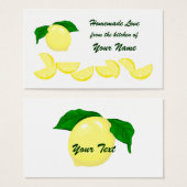 Lemon Gift Tag (Vorne & Hinten)