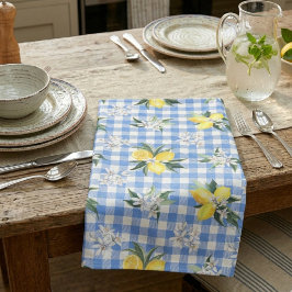 Lemon Gingham für die Dekoration der Sommerküche Geschirrtuch