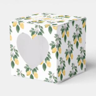 Lemon Girl Baby Shower Danke  Geschenkschachtel