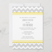 Lemon Gray Foto 18. Geburtstagsparty Einladungen (Rückseite)