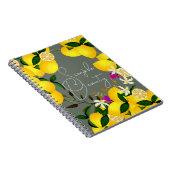Lemon Gray Notizblock (Rechte Seite)