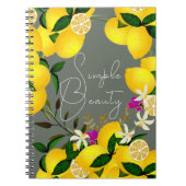 Lemon Gray Notizblock (Vorderseite)
