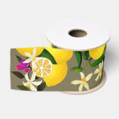 Lemon Gray Ripsband (Spule)