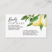 Lemon Green Book for Baby Enclosure Card Begleitkarte (Vorderseite)