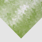 Lemon Green Crystal Pattern Seidenpapier (Ausschnitt)