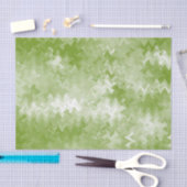 Lemon Green Crystal Pattern Seidenpapier (Handwerk)