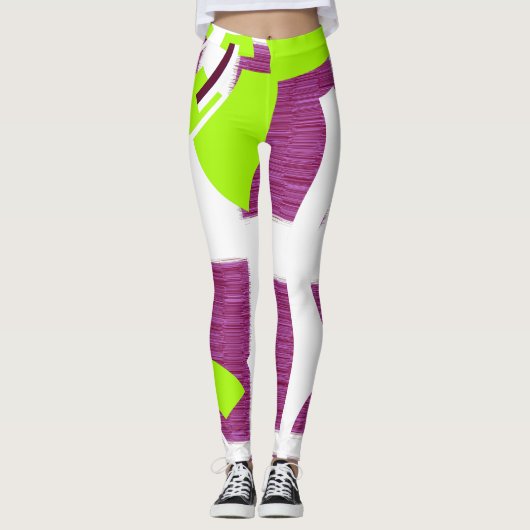 Lemon Green Leggings (Vorderseite)