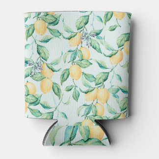 Lemon Green Watercolor: Nahtlose Romantik Dosenkühler