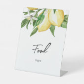 Lemon Greenerity Food Sign Sockelschild (Vorderseite)
