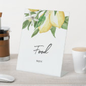 Lemon Greenerity Food Sign Sockelschild (In SItu)