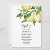 Lemon Greenerity Hochzeitskarten Einladung (Vorderseite)