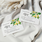 Lemon Greenerity Wie viele Kisses Game Cards Platzkarte