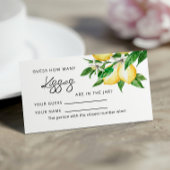 Lemon Greenerity Wie viele Kisses Game Cards Platzkarte