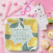 Lemon Greenery Baby Shower Paper Teller (Party)