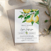 Lemon Greenery Bridal Dusche Einladung